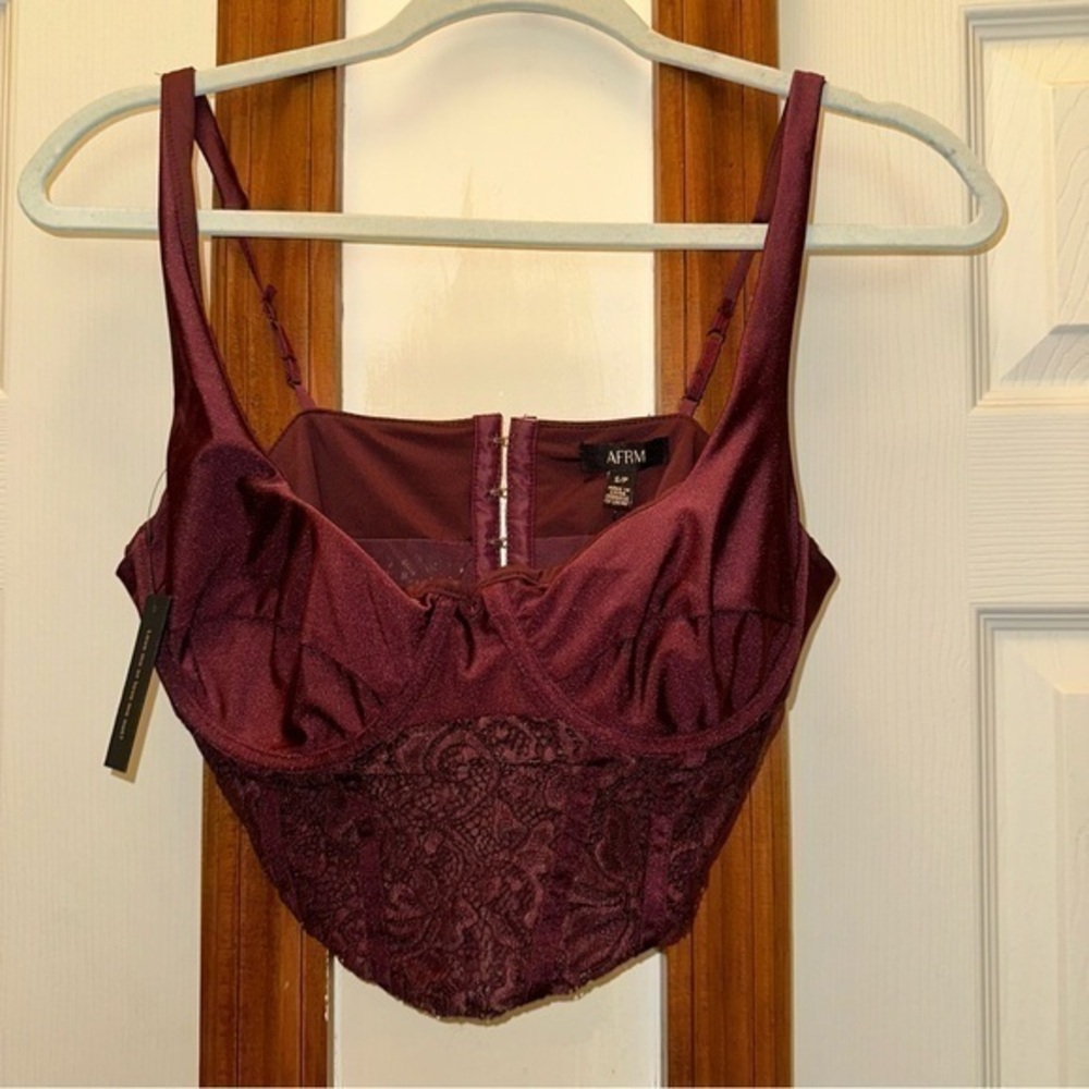 NWT AFRM Corset Bra